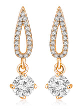 Golden Glow CZ Earrings