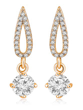 Golden Glow CZ Earrings