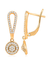 Harmony in Sparkle CZ Earrings