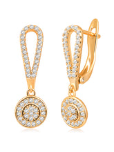 Harmony in Sparkle CZ Earrings