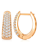 Chic Hoops CZ Earrings