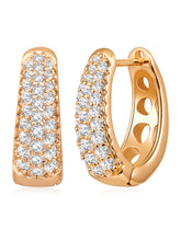 Chic Hoops CZ Earrings