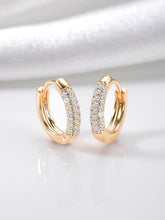 Dazzling Circles CZ Hoops