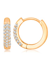 Dazzling Circles CZ Hoops