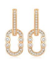 Radiant Sparkle CZ Drop Earrings