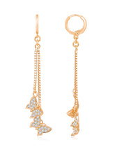 Glistening Butterfly CZ Drops