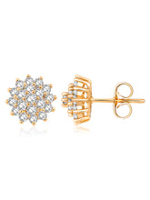 Brilliant CZ Golden Studs