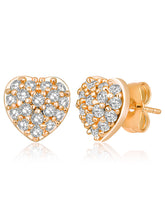 Refined CZ Golden Stud