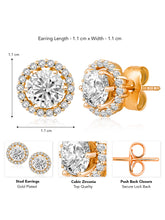 Radiant Sparkle CZ Studs