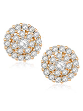 Brilliant Shine CZ Golden Stud