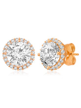 Dazzling Radiance CZ Golden Studs