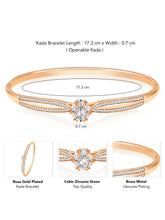 Timeless Sparkle CZ Golden Kada