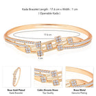 Glow CZ Kada Bracelet by Peora – Radiant Fashion Jewellery

