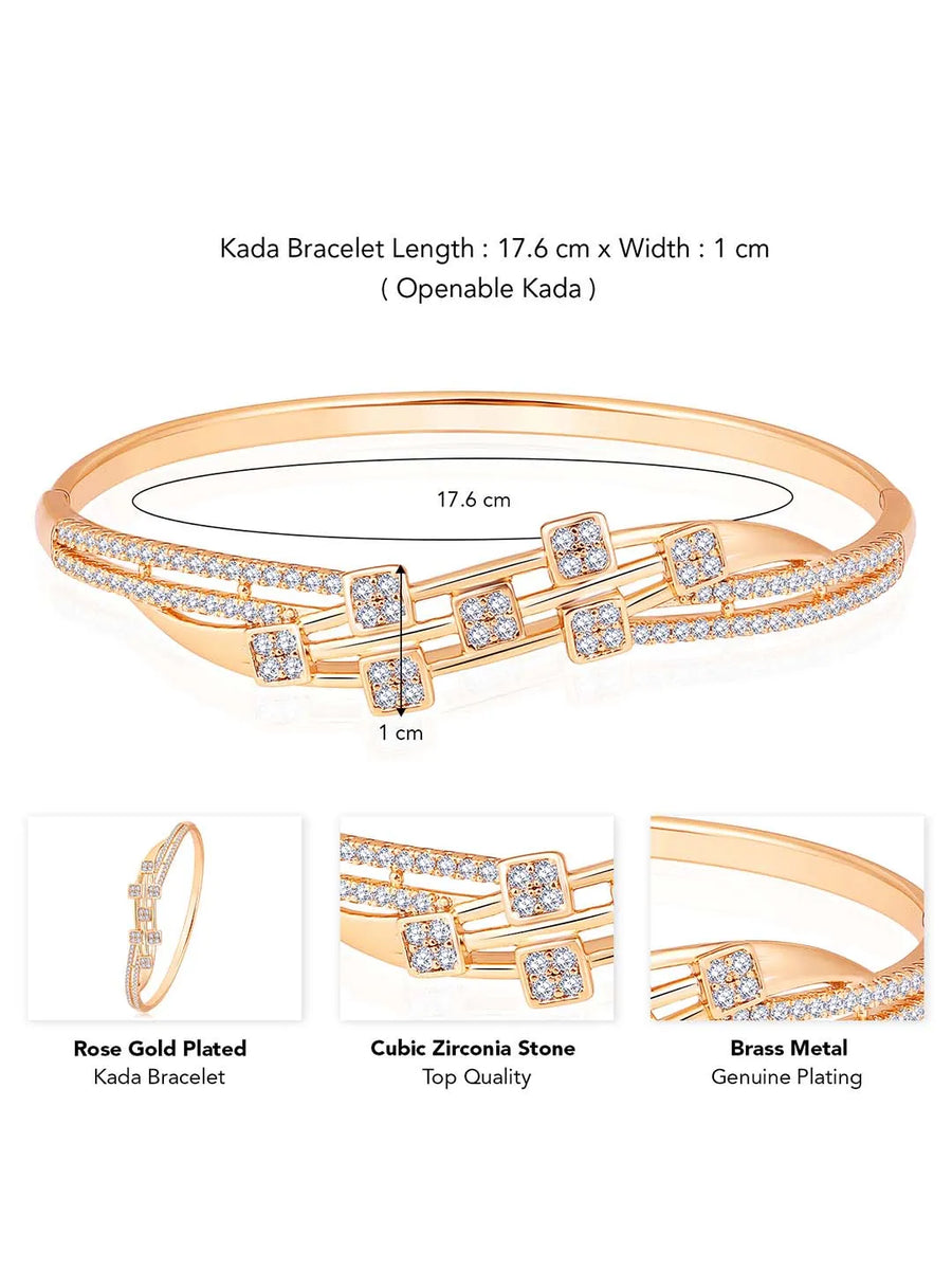 Glow CZ Kada Bracelet by Peora – Radiant Fashion Jewellery

