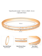 Chic Radiance CZ Golden Kada