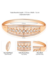 Gleaming Brilliance CZ Golden Kada