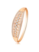 Gleaming Brilliance CZ Golden Kada