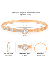 Radiant Reflections CZ Golden Kada