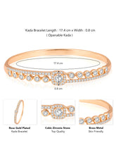 Dazzling Dreams CZ Golden Kada