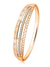 Gleaming Glow CZ Golden Kada