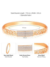 Dazzling Radiance CZ Golden Kada