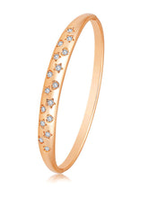 Glimmering Grace CZ Golden Kada