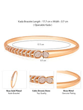 Brilliant Brilliance CZ Golden Kada