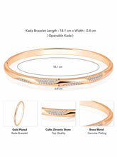 Radiant Chic CZ Golden Kada