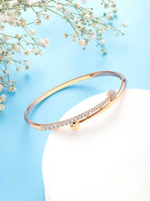 Luminous Light CZ Golden Kada