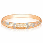 Aura CZ Kada – Sparkling Cubic Zirconia Kada for Women | Peora
