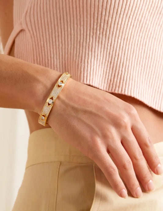 Peora Zenith Protection Evil Eye Gold Kada