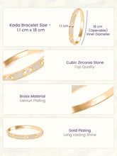 Peora Zenith Protection Evil Eye Gold Kada