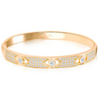 Peora Zenith Protection Evil Eye Gold Kada