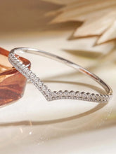 Peora Contemporary Celeste Arc Silver Kada