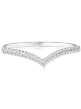 Peora Contemporary Celeste Arc Silver Kada
