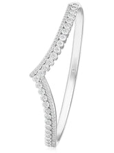 Peora Contemporary Celeste Arc Silver Kada