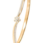 Adorning Floral CZ Studded Gold Kada