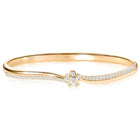 Adorning Floral CZ Studded Gold Kada