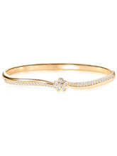 Adorning Floral CZ Studded Gold Kada