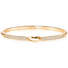 Lover's Promise Tennis Style Gold Kada