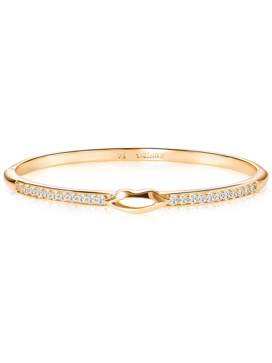 Lover's Promise Tennis Style Gold Kada