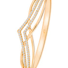 Peora Modern Infinity Twist Silver Kada