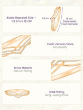 Peora Modern Infinity Twist Silver Kada