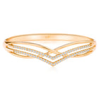 Peora Modern Infinity Twist Silver Kada