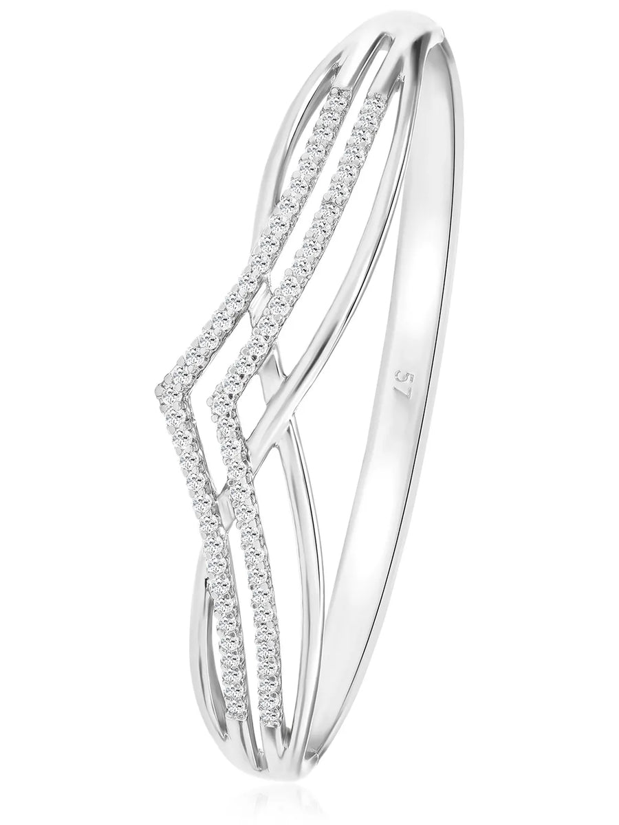 Peora Modern Infinity Twist Gold Kada