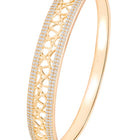 Peora Lattice Work Gold Kada For Women