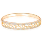 Peora Lattice Work Gold Kada For Women