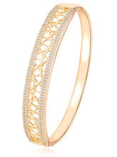 Peora Lattice Work Gold Kada For Women