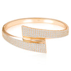 Peora Contemporary Edge Wrap Gold Kada