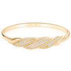 Peora Bold Yet Classy CZ Gold Kada For Women
